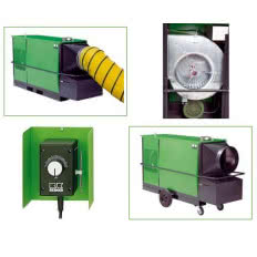Nagrzewnice olejowe z odprowadzaniem spalin Remko HTK (88-160 kW) 