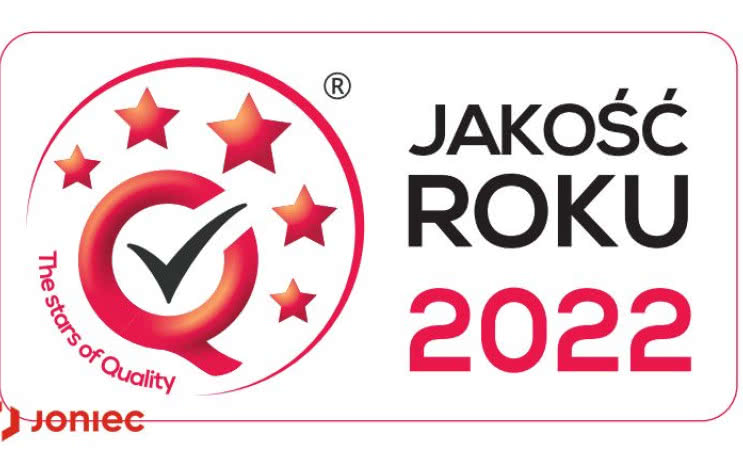 Ogrodzenia ROMA Mega wyróżnione certyfikatem JAKOŚĆ ROKU 2022