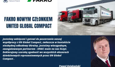 FAKRO członkiem United Global Compact
