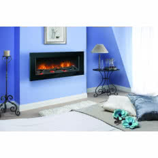 Naścienne kominki panoramiczne SP 16 i SP 29 Optiflame 