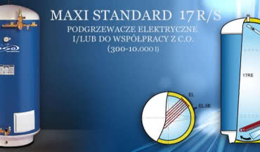 Bezpośrednie podgrzewacze wody OSO seria 17 R/S