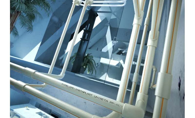 Wymiana instalacji wod-kan - ułożenie instalacji wodnej