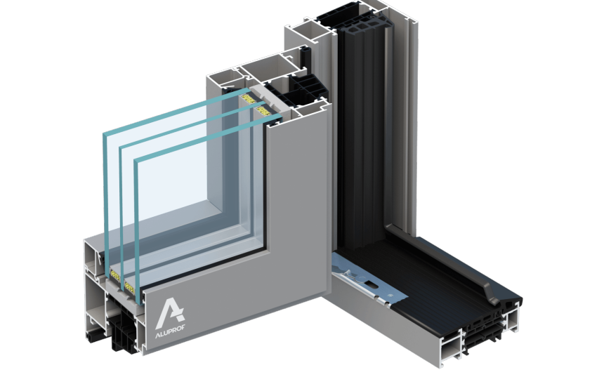 Okucia ukryte w systemie MB-86 Aluprof z niskim progiem