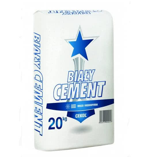 Cekol - cement biały