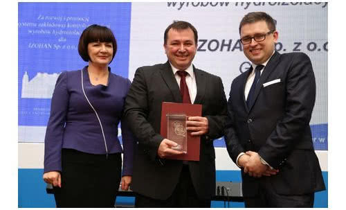 IZOHAN wyróżniony za rozwój i promocję kontroli produkcji wyrobów hydroizolacyjnych