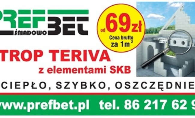 Niższe ceny na strop Teriva!!