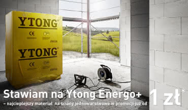 Ytong Energo+, najcieplejszy materiał na ściany jednowarstwowe, teraz w promocyjnej cenie