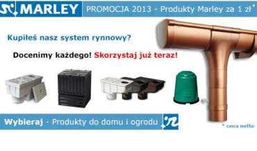 Wybieraj produkty do domu i ogrodu za 1 zł w akcji promocyjnej Marley