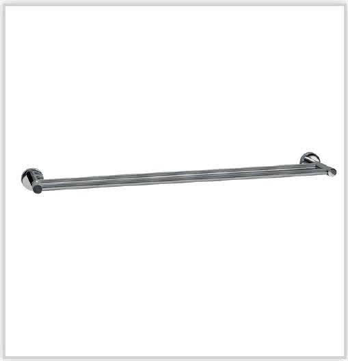 Wieszak kąpielowy podwójny 610 mm z kolekcji FORYOU