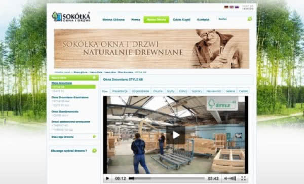 Nowa strona internetowa Sokółka Okna i Drzwi S.A.