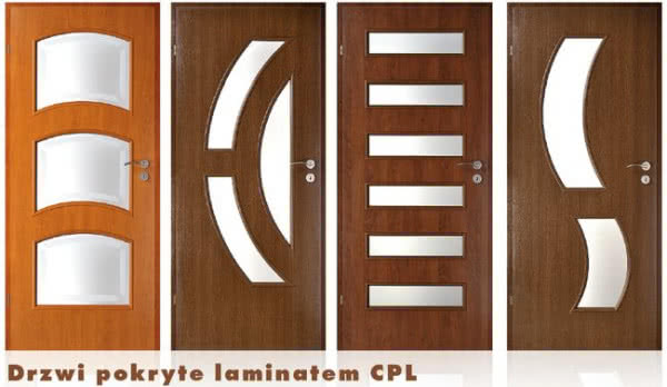 Drzwi pokryte laminatem CPL