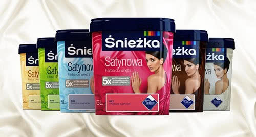 Farba Śnieżka Satynowa