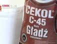 Cekol - Maszynowe nakładanie gładzi Cekol C-45