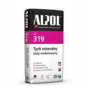 Tynk mineralny modelowany biały AT 319
