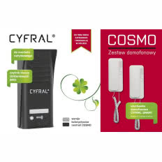 Zestaw domofonowy COSMO dla 1 abonenta z RFID